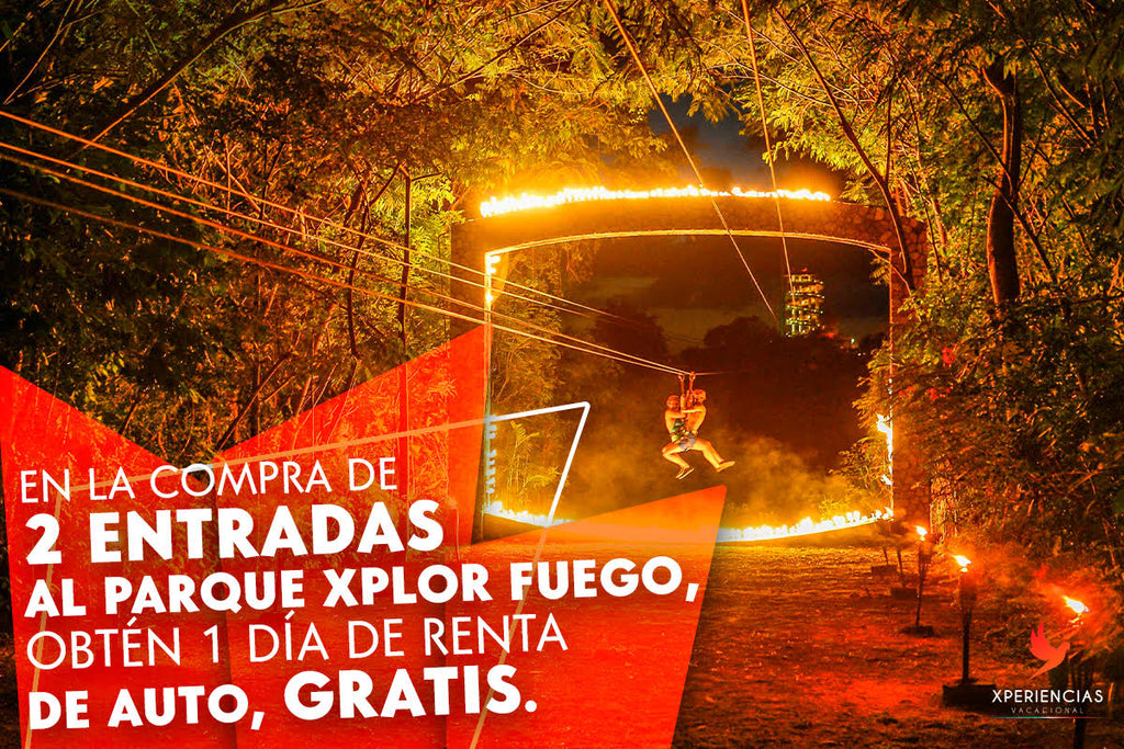 Boleto Adulto Parque Xplor Fuego.